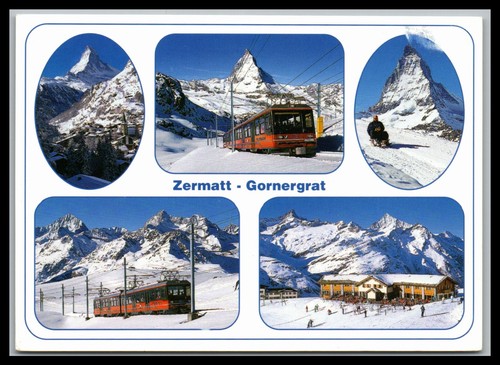 Cartolina zermatt gornergrat - cartolina,