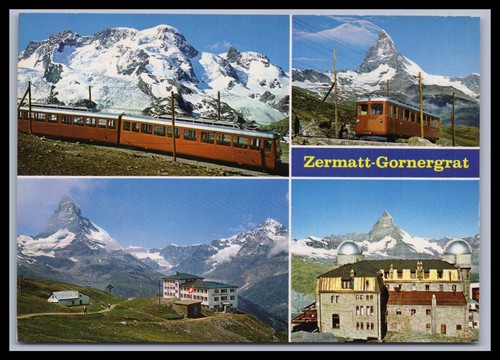 Cartolina zermatt gornergrat - zermatt-gornergrat,