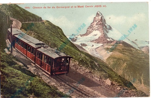 Chemin fer gornergrat mont - fer, -gornergrat