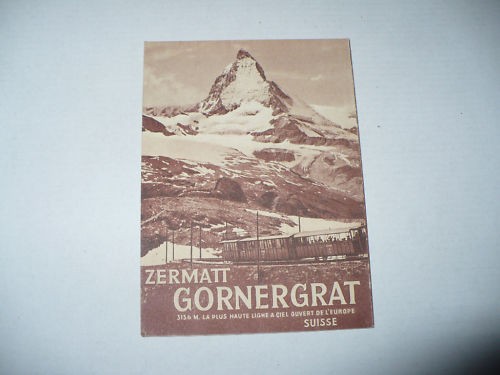 Ferrovie zermat gornergrat - ferrovie,