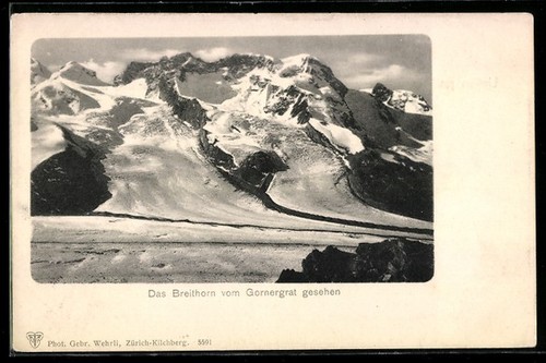 Cartolina das breithorn visto - cartolina,