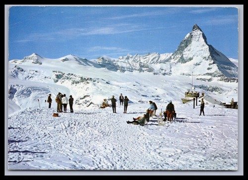 Cartolina zermatt gornergrat - cartolina, /