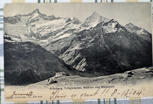 Zermatt svizzera 1904 - zermatt, ppc