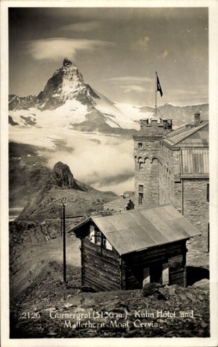 Cartolina zermatt canton - zermatt,