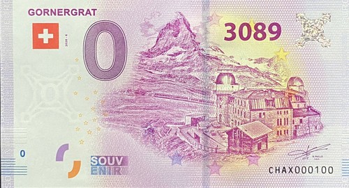Billet euro gornergrat - 0,