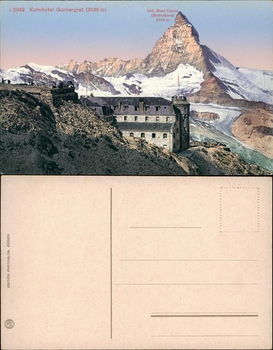 Cartolina zermatt kulmhotel - cartolina,