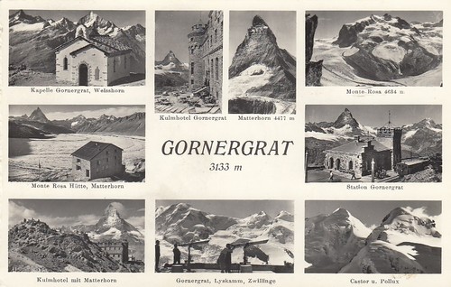 Cartolina multifoto gornergrat - multifoto,