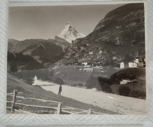Adolphe braun albumine zermatt - albumine,