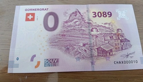 Billet euro gornergrat 2020 - billet,