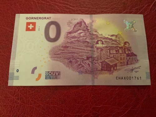 Billet euro gornergrat - 0,