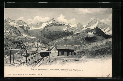 Cartolina bergbahn stazione - cartolina,